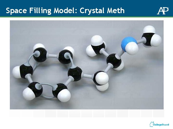 Space Filling Model: Crystal Meth 