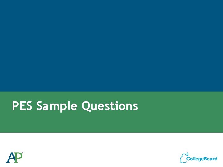 PES Sample Questions 