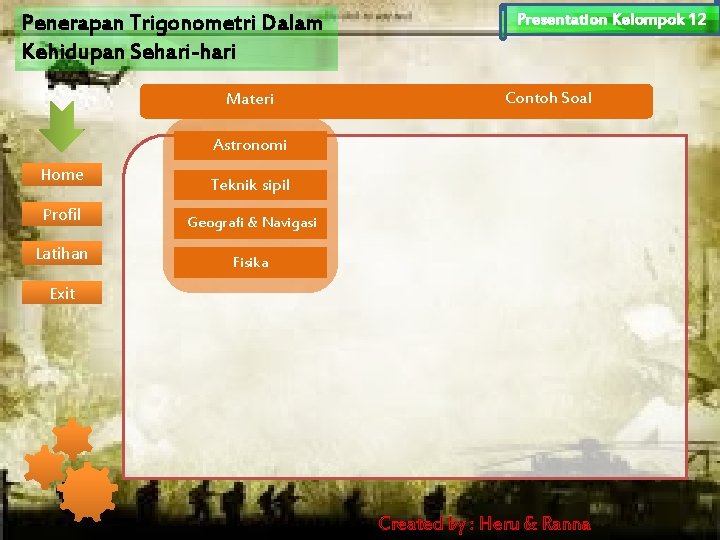 Penerapan Trigonometri Dalam Kehidupan Sehari-hari Materi Presentation Kelompok 12 Contoh Soal Astronomi Home Teknik