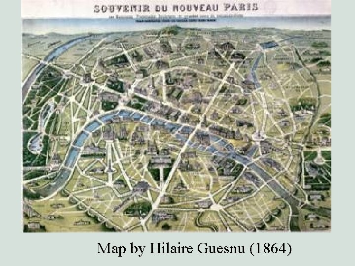 Map by Hilaire Guesnu (1864) 
