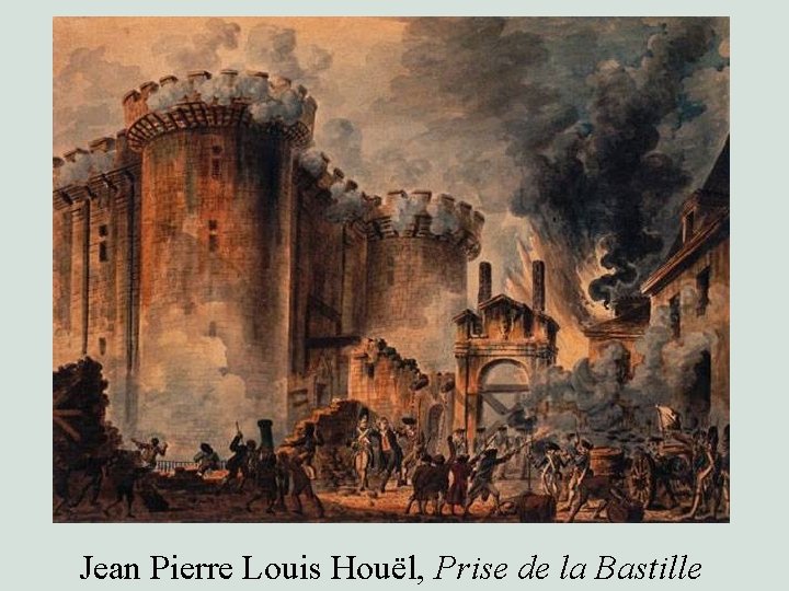 Jean Pierre Louis Houël, Prise de la Bastille 
