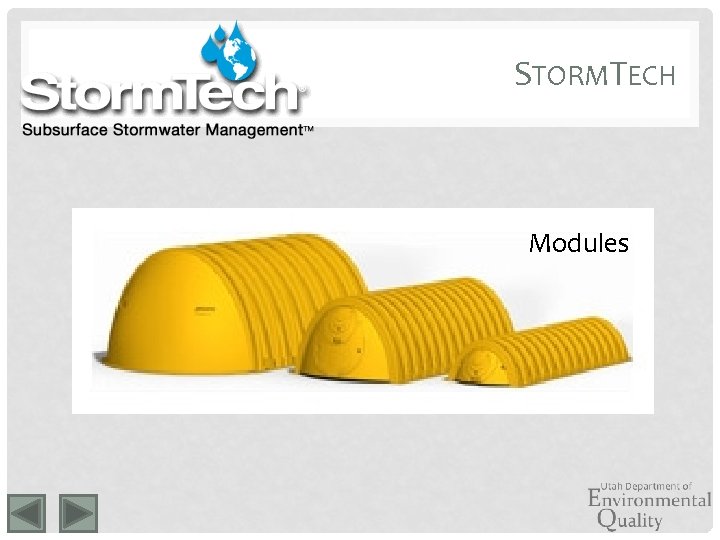 STORMTECH Modules 