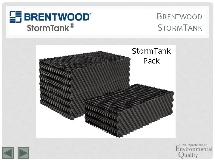 BRENTWOOD STORMTANK Storm. Tank Pack 