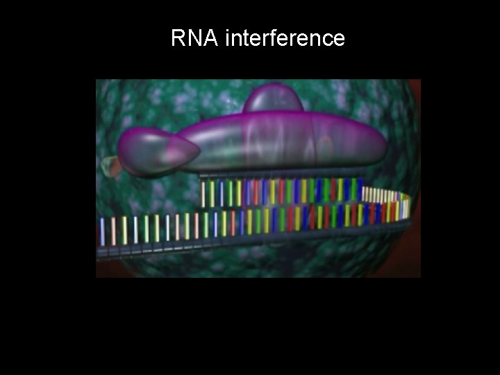 RNA interference 