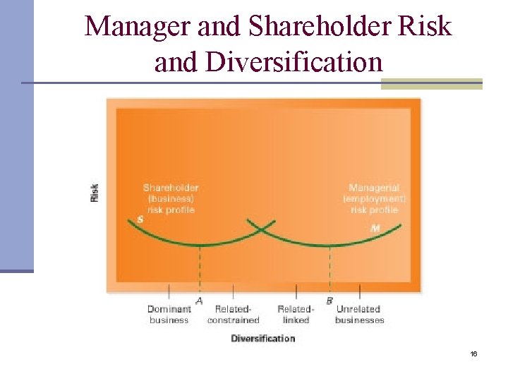 Manager and Shareholder Risk and Diversification 16 Manager and Shareholder Risk and Diversification 16