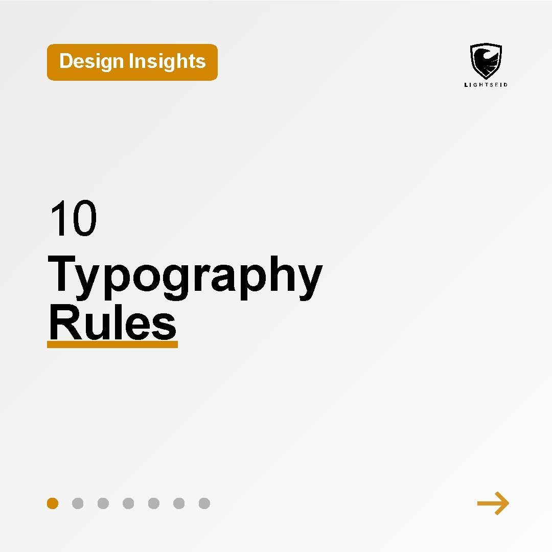 Design Insights 10 Typography Rules 