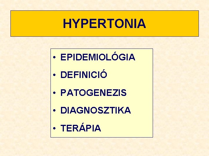 hypertonia definíció