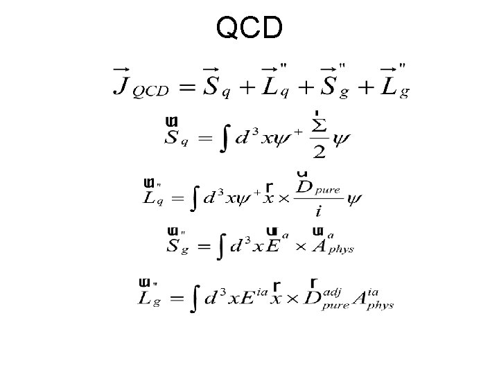 QCD QCD
