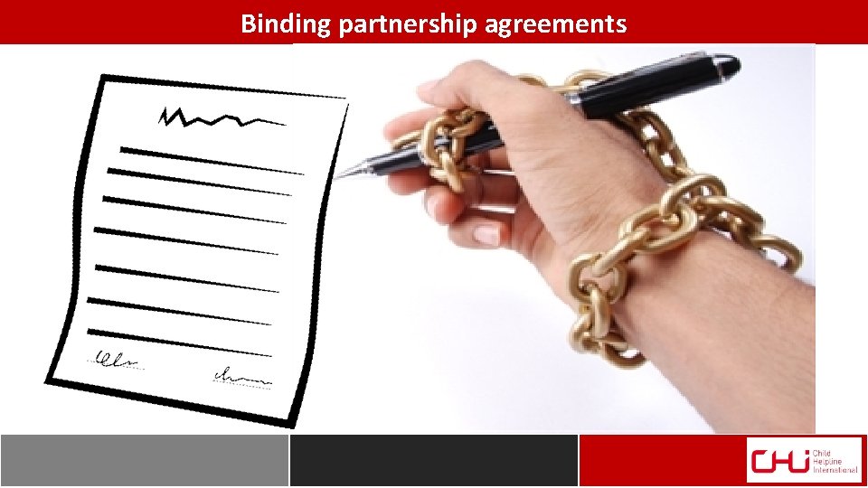 Binding partnership agreements 