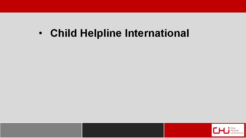  • Child Helpline International 