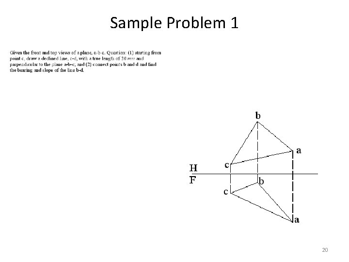 Sample Problem 1 20 