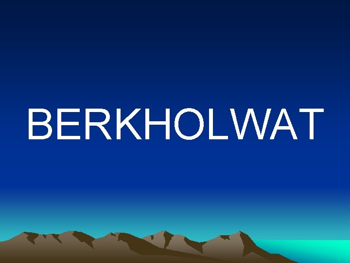 BERKHOLWAT 