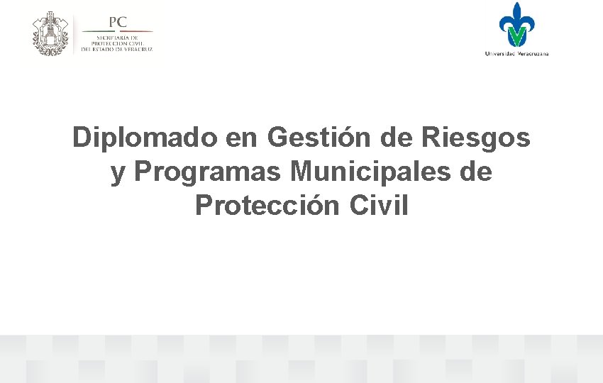 Diplomado en Gestión de Riesgos y Programas Municipales de Protección Civil 