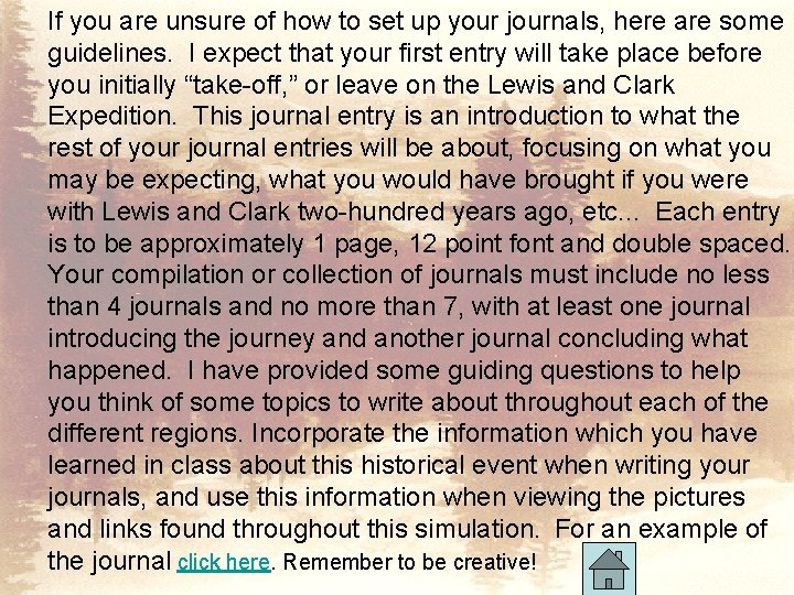 If you are unsure of how to set up your journals, here are some
