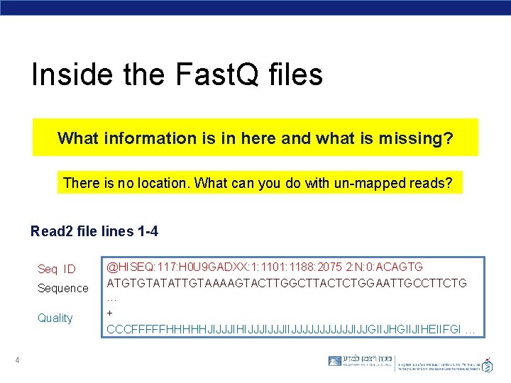 Inside the Fast. Q files What information is in here and what is missing?