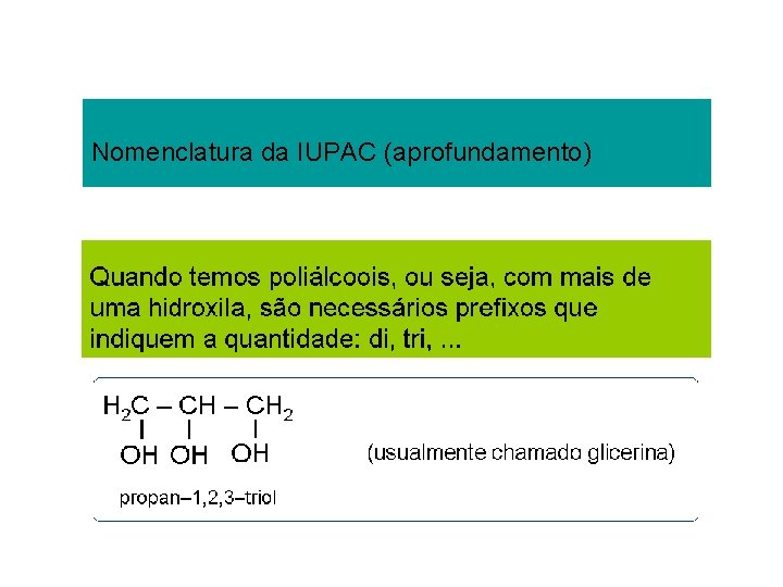 Nomenclatura da IUPAC (aprofundamento) Nomenclatura da IUPAC (aprofundamento)