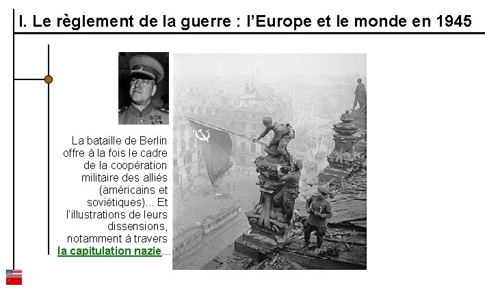 I. Le règlement de la guerre : l’Europe et le monde en 1945 La