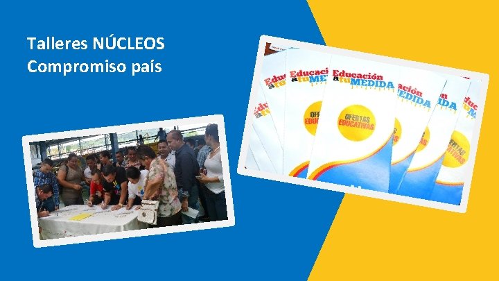 Talleres NÚCLEOS Compromiso país 