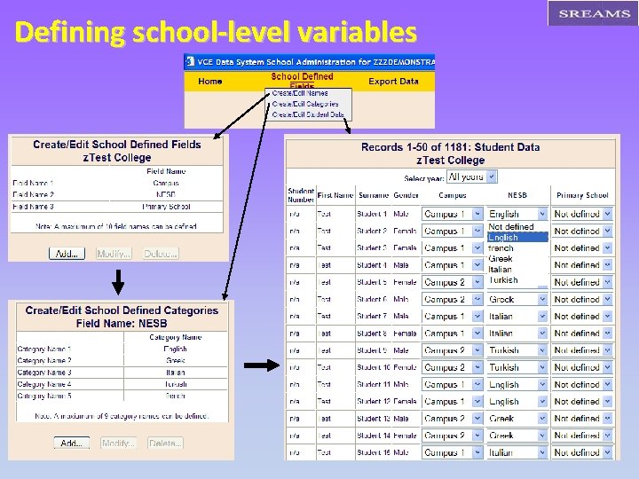 Defining school-level variables 