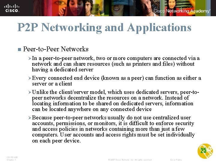 P 2 P Networking and Applications n Peer-to-Peer Networks Ø In a peer-to-peer network,