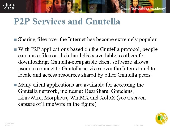 P 2 P Services and Gnutella n Sharing files over the Internet has become