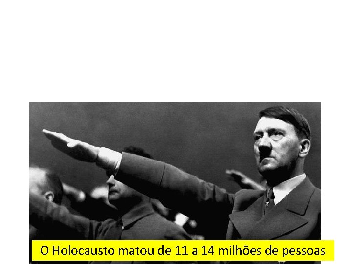 O Holocausto matou de 11 a 14 milhões de pessoas 