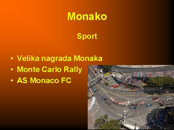 Monako Sport • • • Velika nagrada Monaka Monte Carlo Rally AS Monaco FC