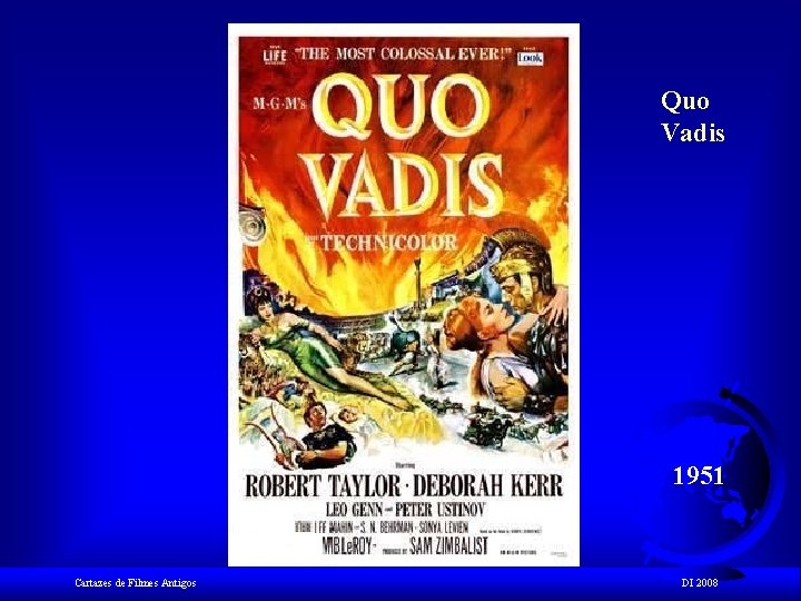 Quo Vadis 1951 Cartazes de Filmes Antigos DI 2008 