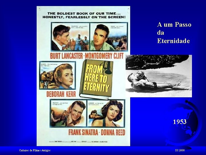 A um Passo da Eternidade 1953 Cartazes de Filmes Antigos DI 2008 