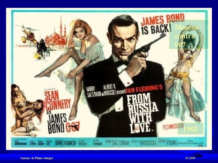Moscou contra 007 1963 Cartazes de Filmes Antigos DI 2008 