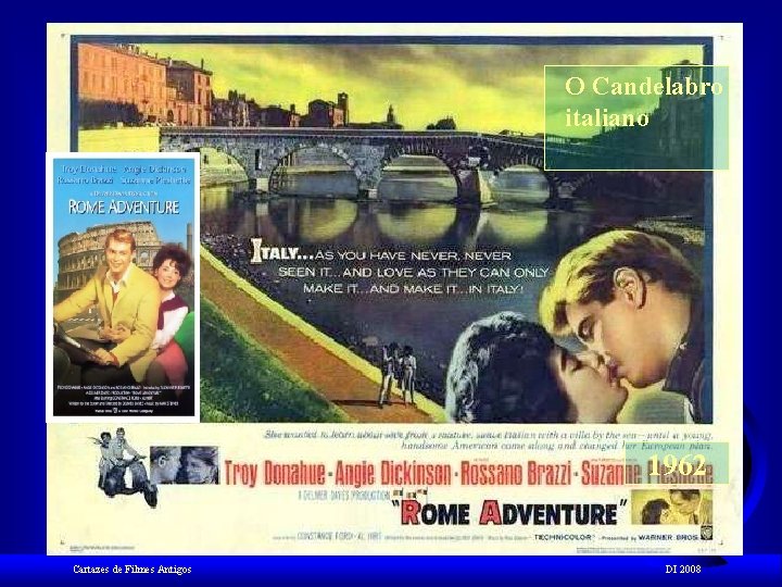 O Candelabro italiano 1962 Cartazes de Filmes Antigos DI 2008 