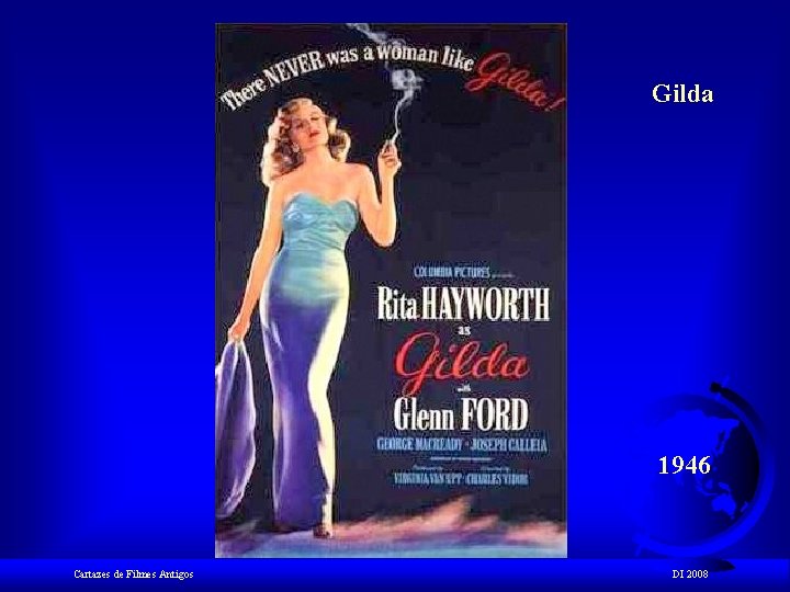 Gilda 1946 Cartazes de Filmes Antigos DI 2008 
