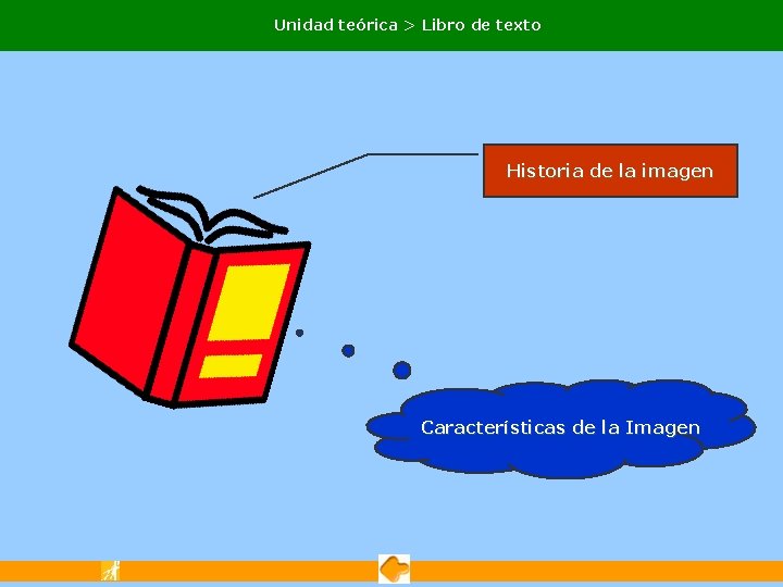 Unidad teórica > Libro de texto Historia de la imagen Características de la Imagen Unidad teórica > Libro de texto Historia de la imagen Características de la Imagen