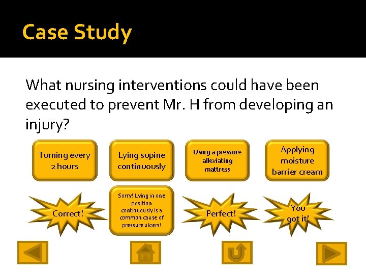 Case Study What nursing interventions could have been executed to prevent Mr. H from