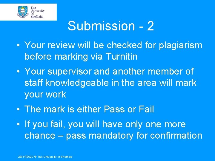 Submission - 2 • Your review will be checked for plagiarism before marking via