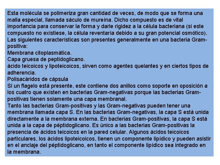 Esta molécula se polimeriza gran cantidad de veces, de modo que se forma una