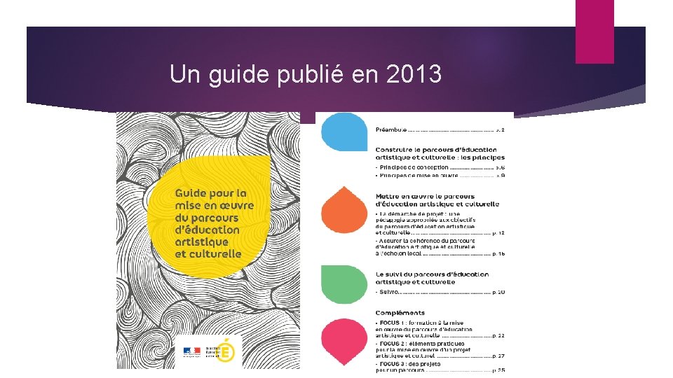 Un guide publié en 2013 