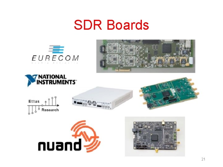 SDR Boards 21 