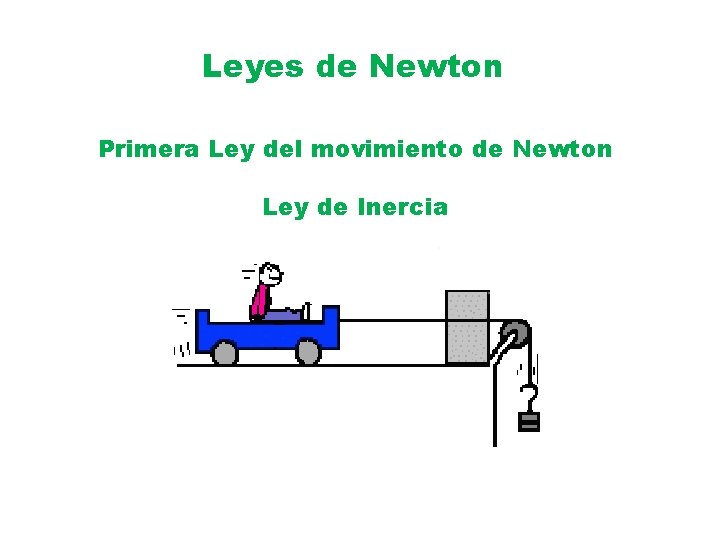 Leyes de Newton Primera Ley del movimiento de Newton Ley de Inercia 