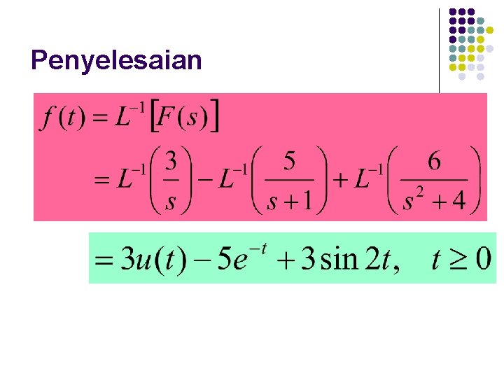 Penyelesaian 