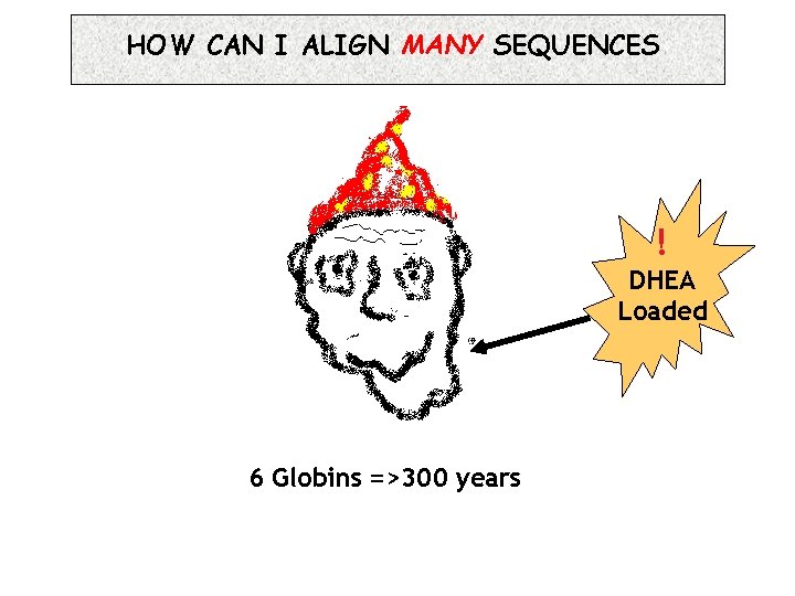 HOW CAN I ALIGN MANY SEQUENCES ! DHEA Loaded 6 Globins =>300 years 