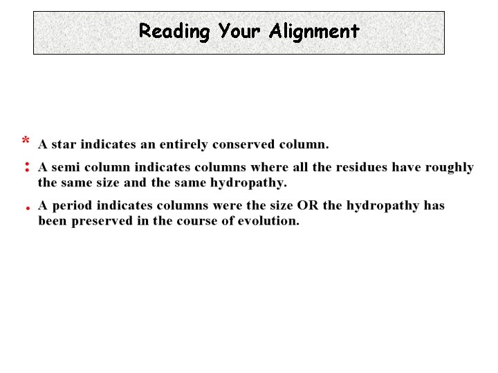Reading Your Alignment 