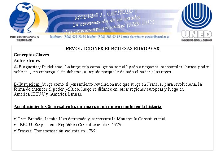 y la ÍTULO 1 P A C , 1 MODULO estados s o l y la ÍTULO 1 P A C , 1 MODULO estados s o l