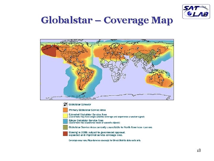 Globalstar – Coverage Map 18 