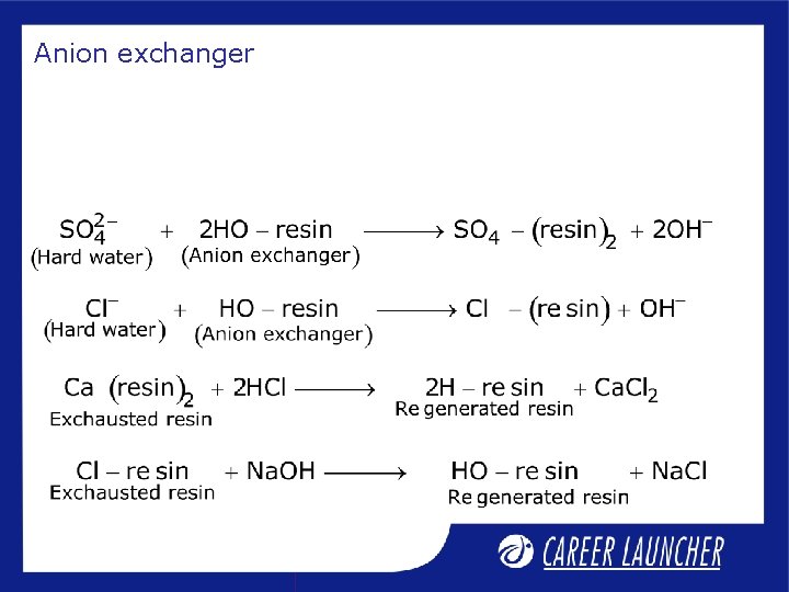 Anion exchanger 