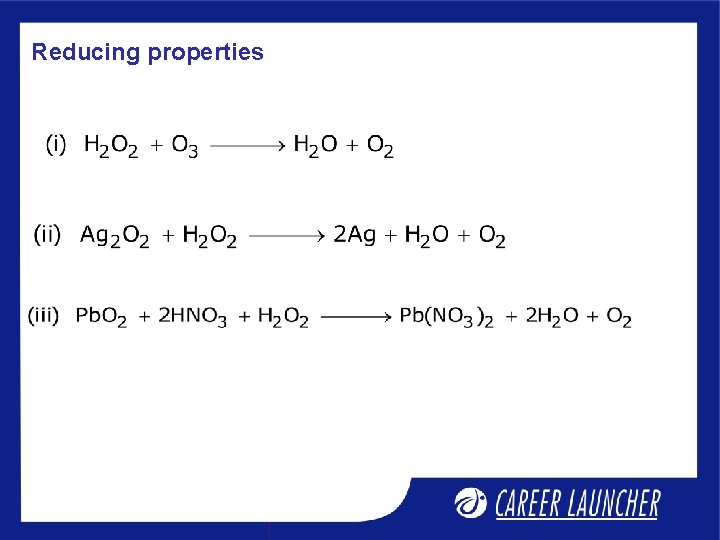 Reducing properties 