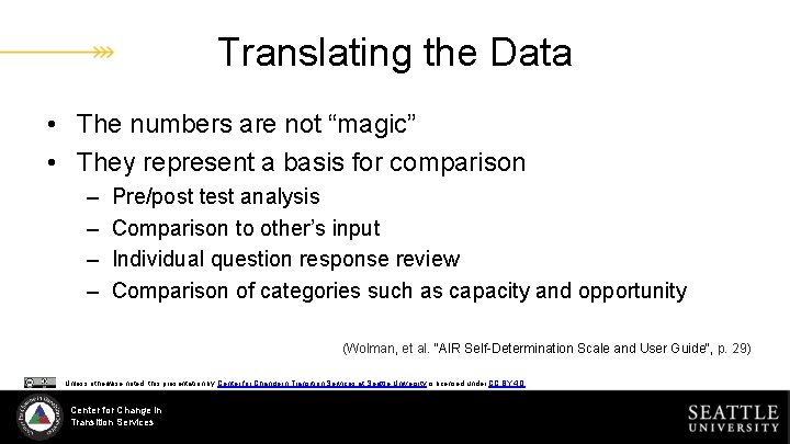 Translating the Data • The numbers are not “magic” • They represent a basis