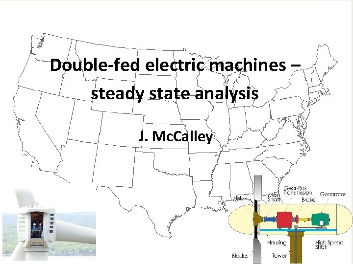 Double-fed electric machines – steady state analysis J. Mc. Calley 