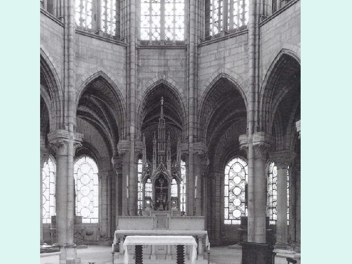 Francia. Primer gótico. Saint Denis 