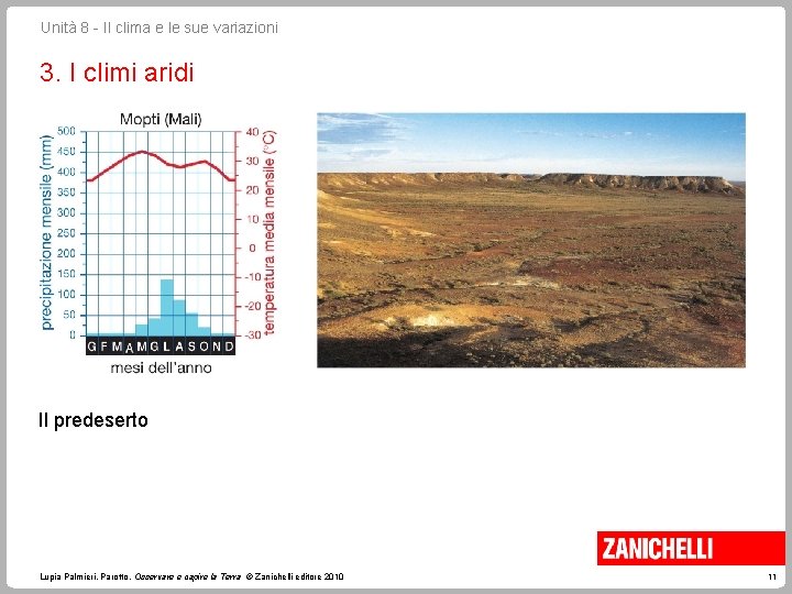 Unità 8 - Il clima e le sue variazioni 3. I climi aridi Il